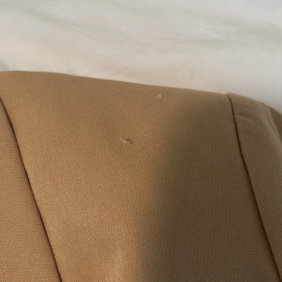 ASOS blazer in camel. US S. Lightly worn. Some pulling in shoulder. - Picture 2 of 2